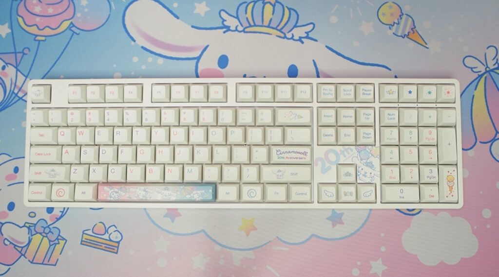 売るAKKO×サンリオ シナモロールキーキャップセット 165key PCパーツ